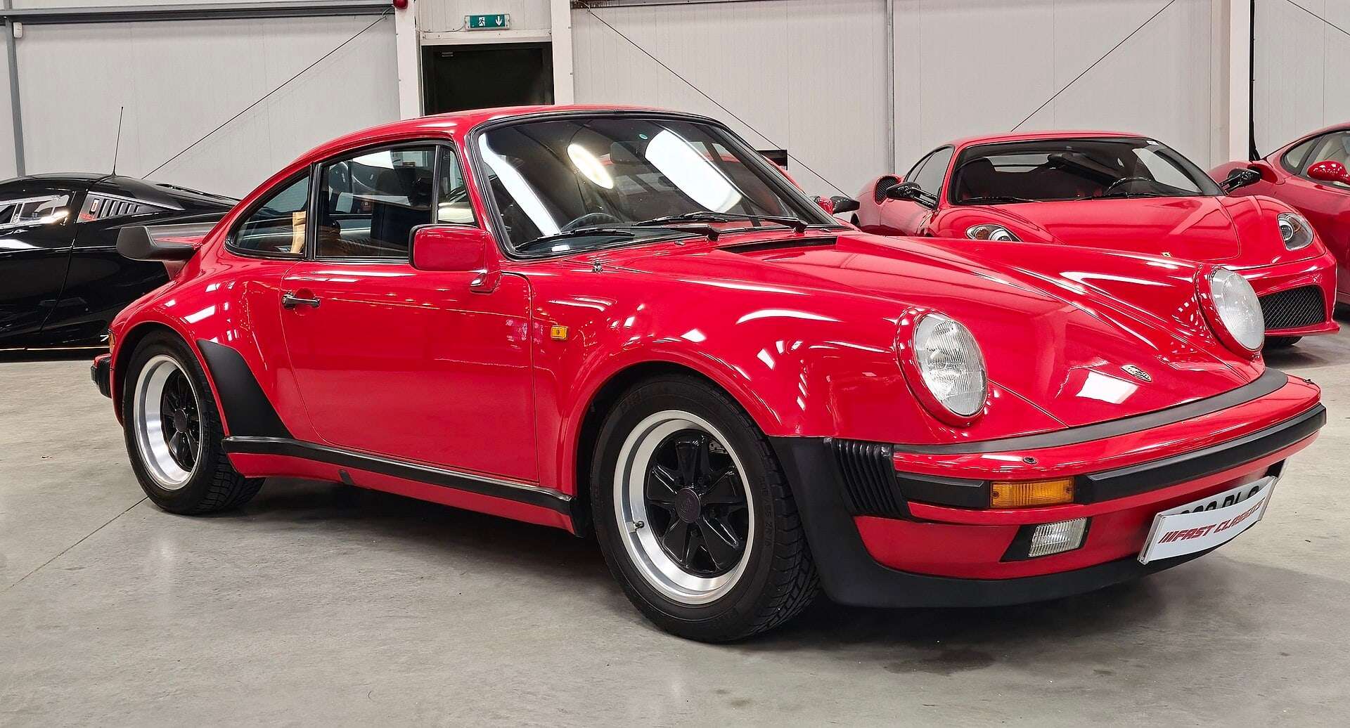 Red Porsche 911 Turbo 930