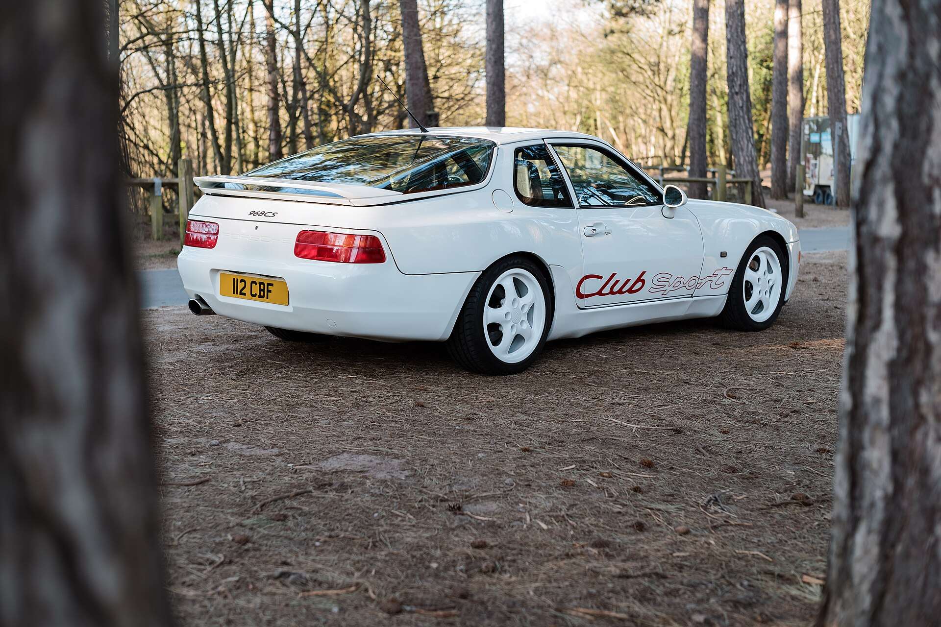 Porsche 968 Club Sport rear three-quarter view