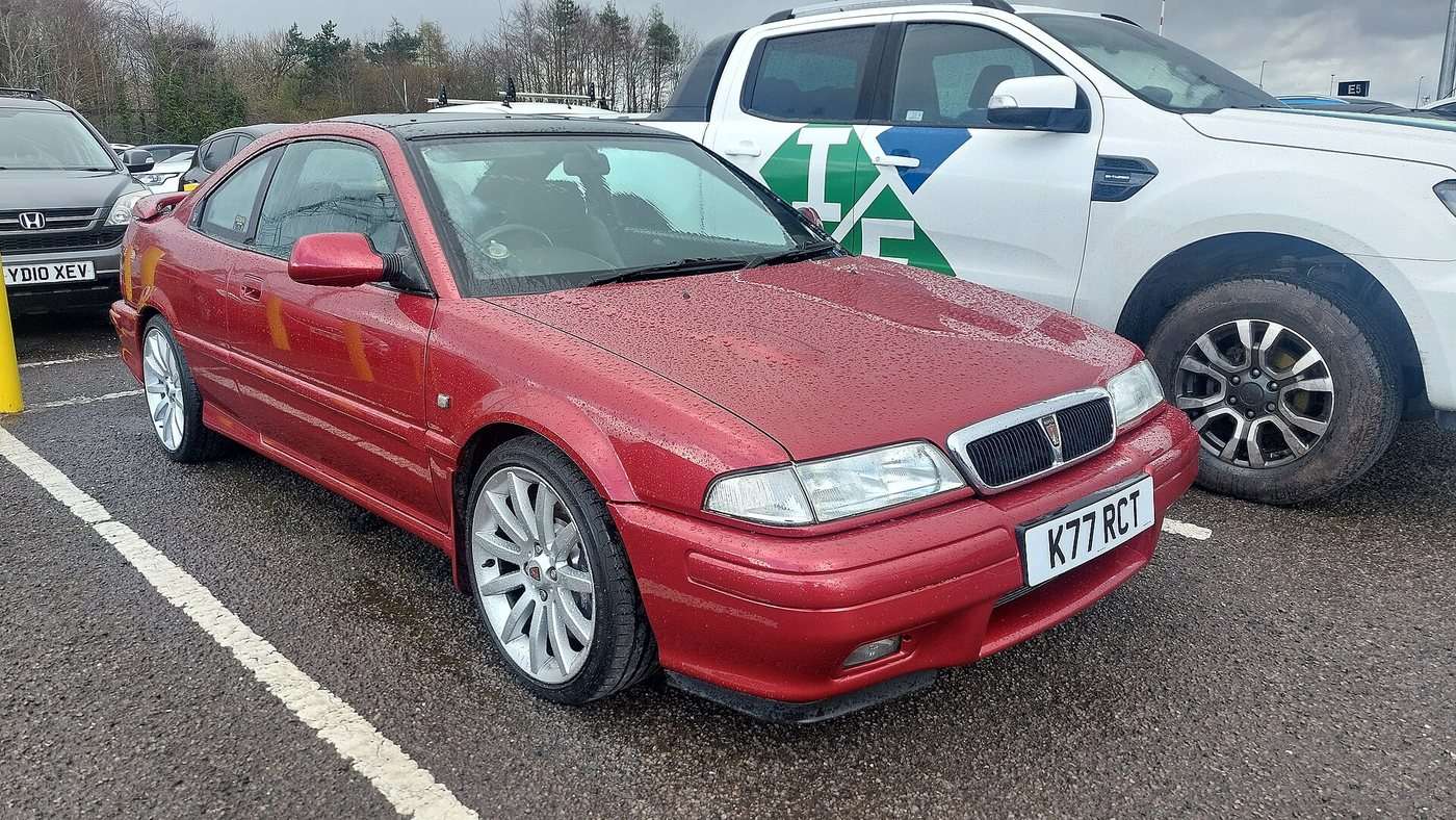 1994 white Rover 220 Coupé Turbo