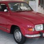 1972 Saab 96 V4 front three-quarter view