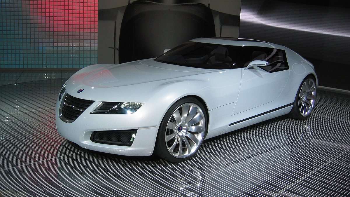 Saab Aero X concept representing the Rare and Performance Saab hub