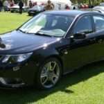 Saab 9-3 Turbo X front three-quarter view