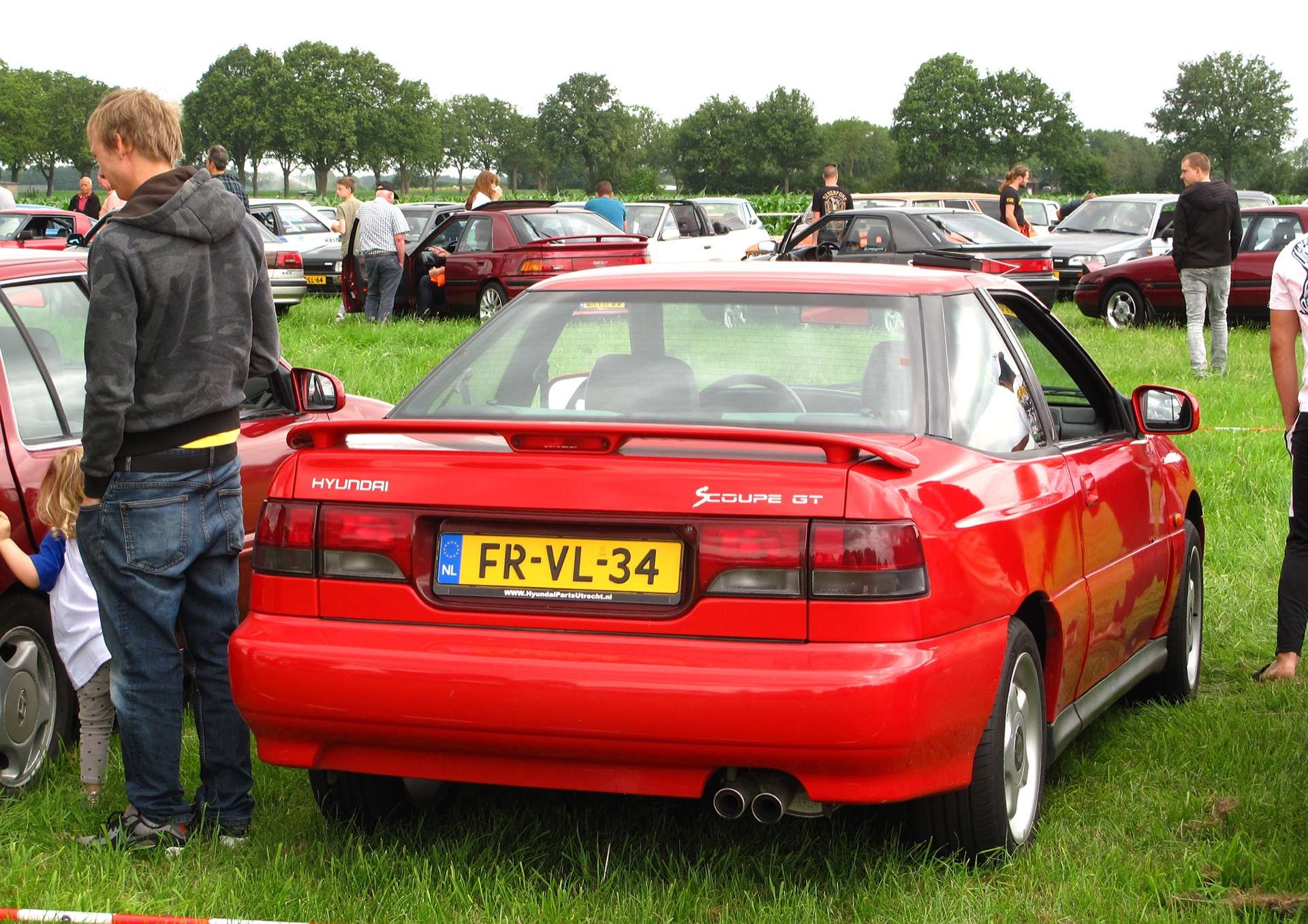 Hyundai Scoupé GT Turbo rear view