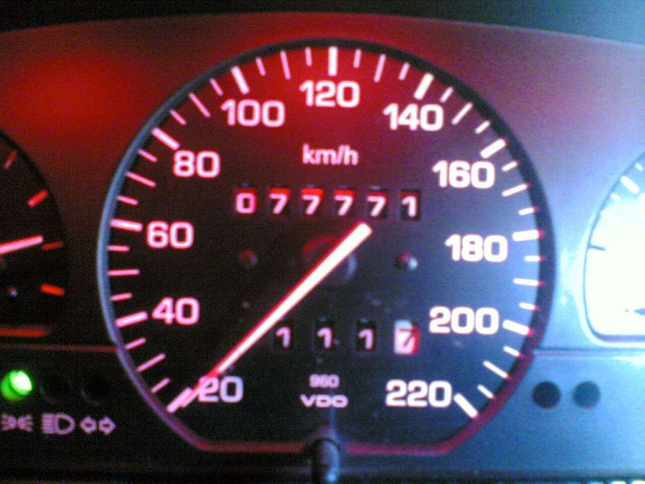First-generation SEAT Toledo tachometer