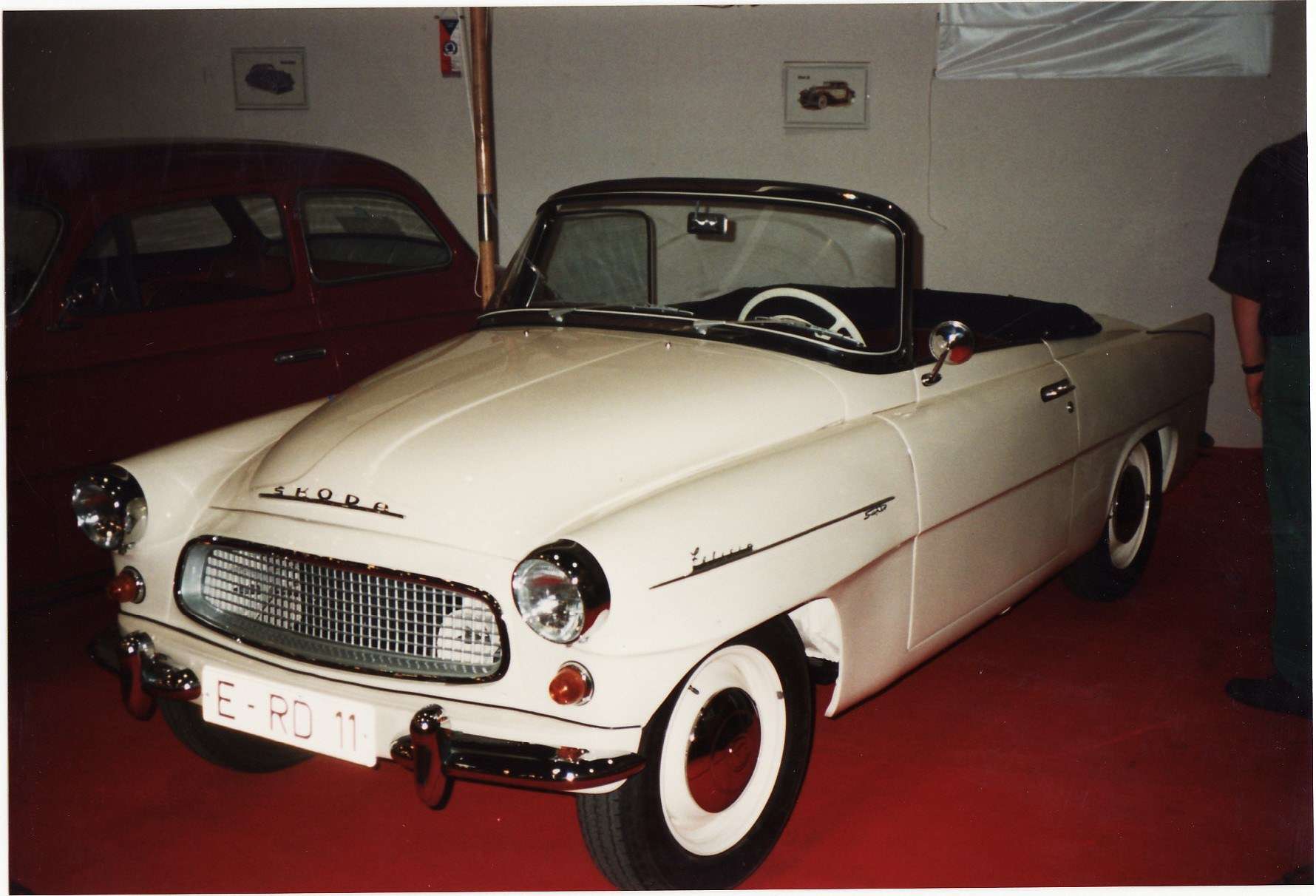 1962 Škoda Felicia convertible front three-quarter view