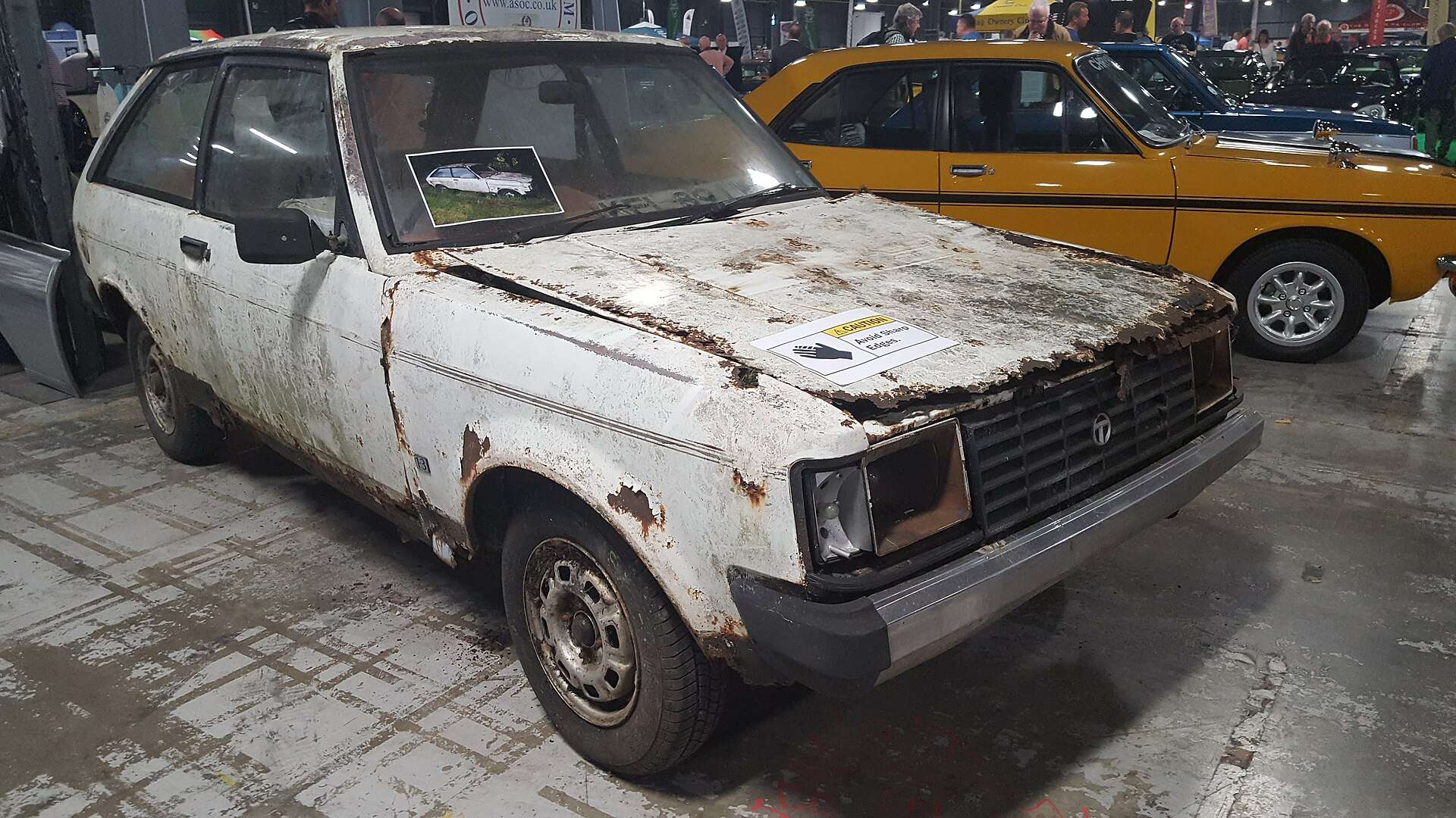 1981 Talbot Sunbeam 1.3 LS showing the standard body shape