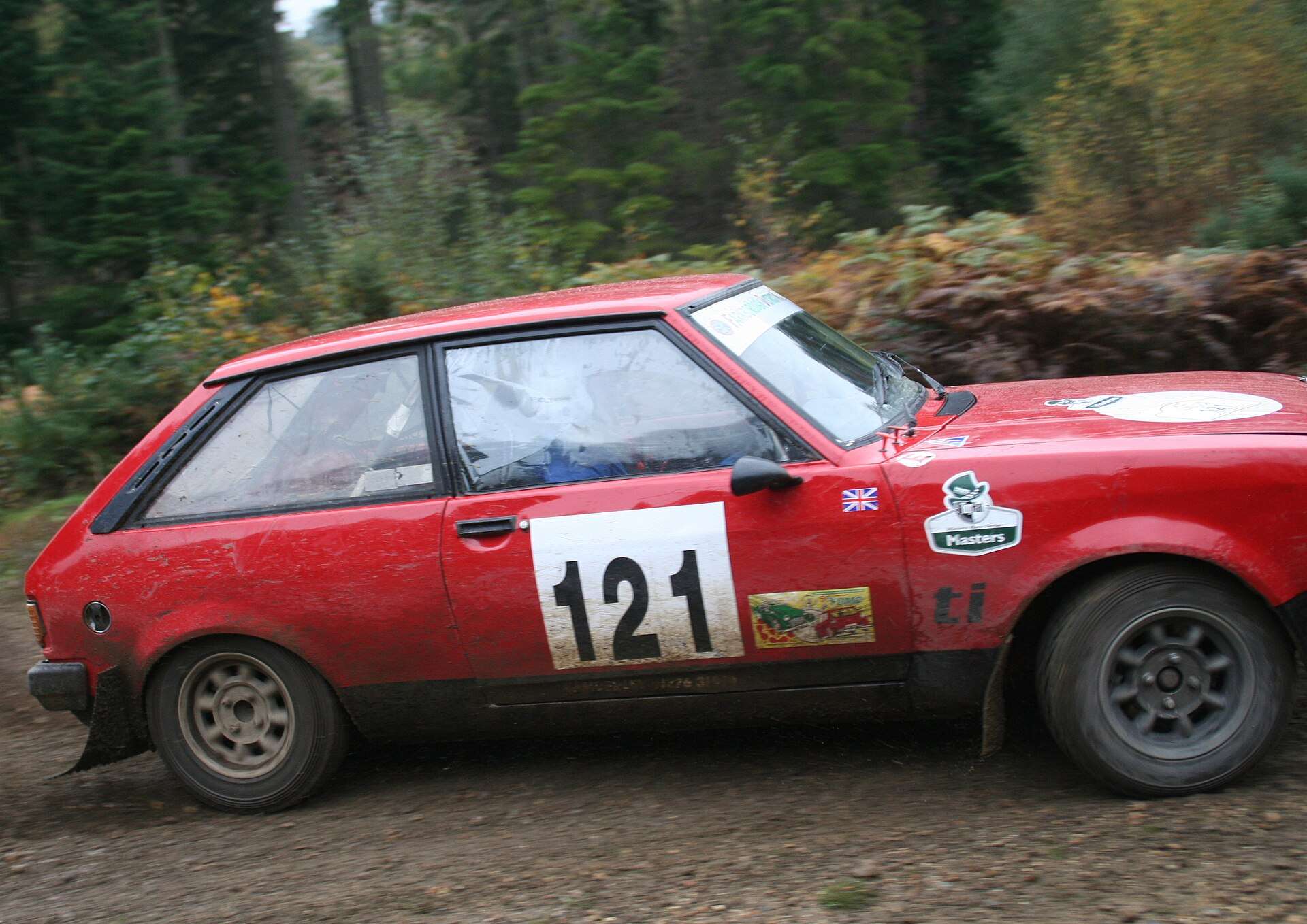 Competition-prepared Chrysler and Talbot Sunbeam in historic rally use