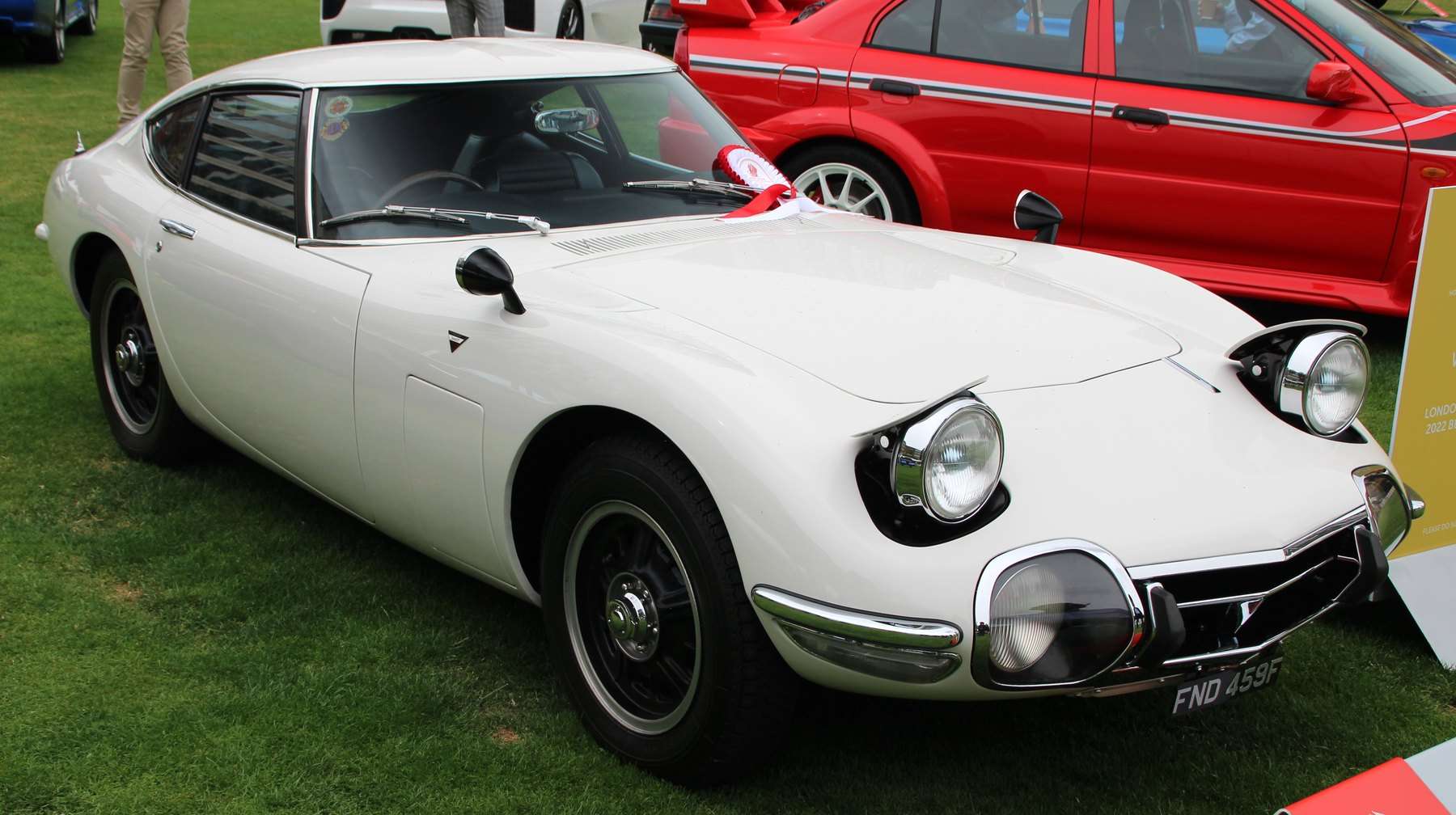 White Toyota 2000GT representing the Rare and Performance Toyota hub
