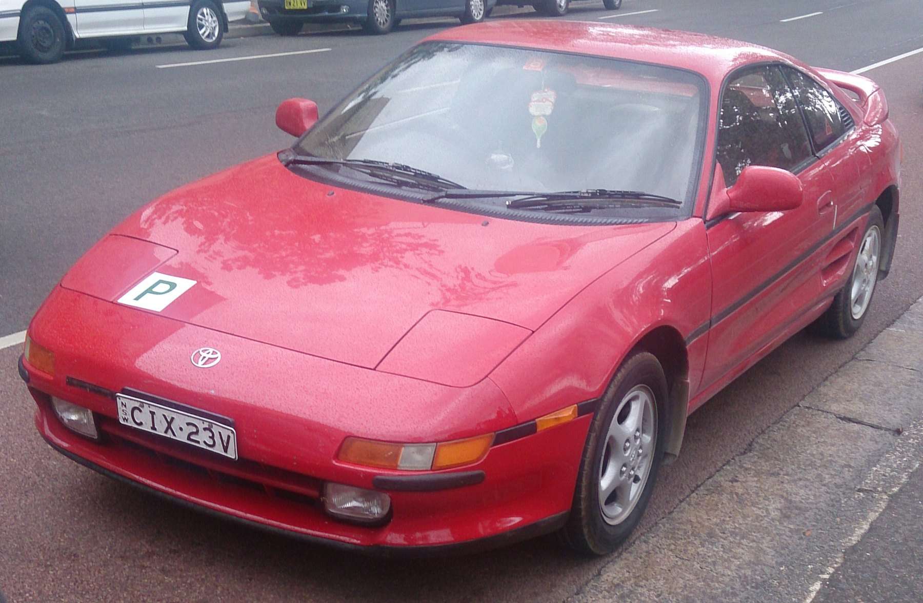 Early red Toyota MR2 SW20 G-Limited