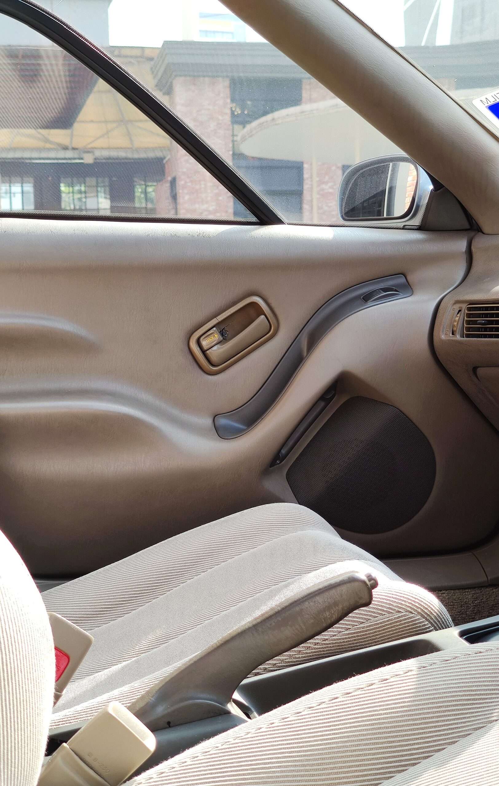 Toyota Sera interior door panel detail