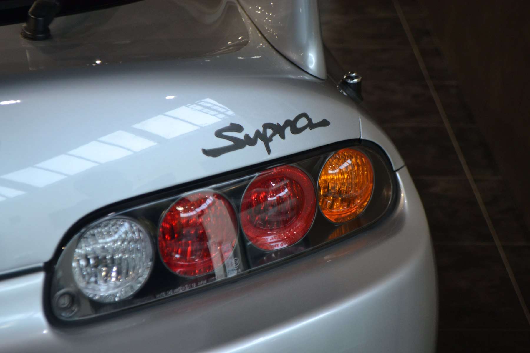Toyota Supra A80 quad rear lamps and Supra badge