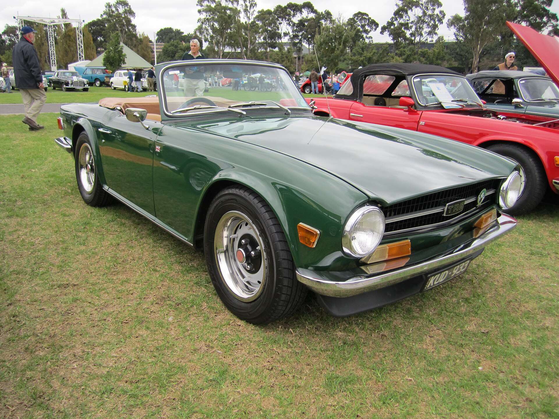 Triumph TR6 side profile