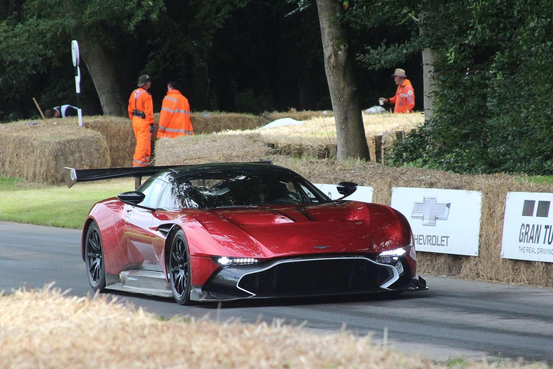 Aston Martin Vulcan running at the Goodwood Festival of Speed