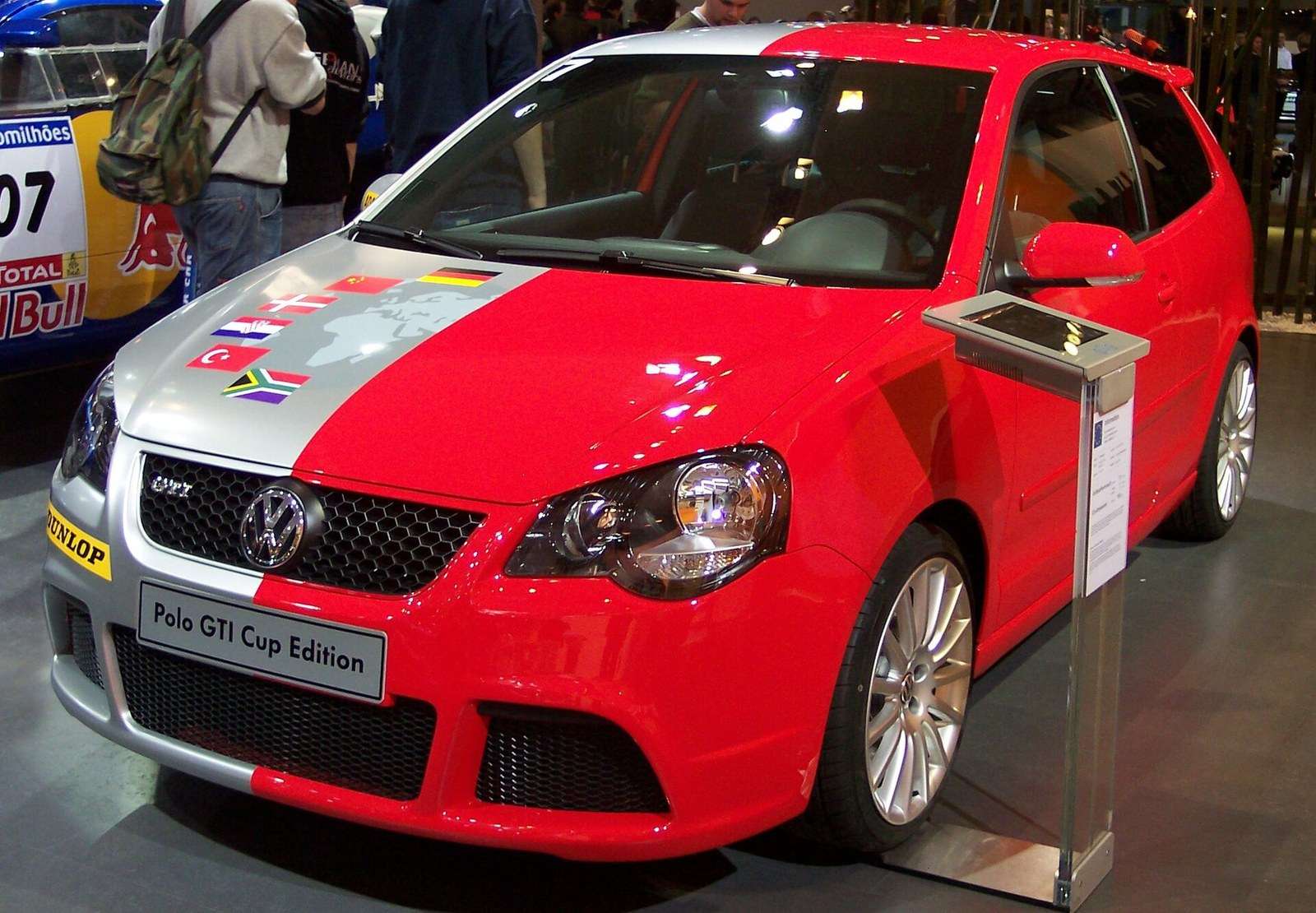 Red Volkswagen Polo GTI Cup Edition